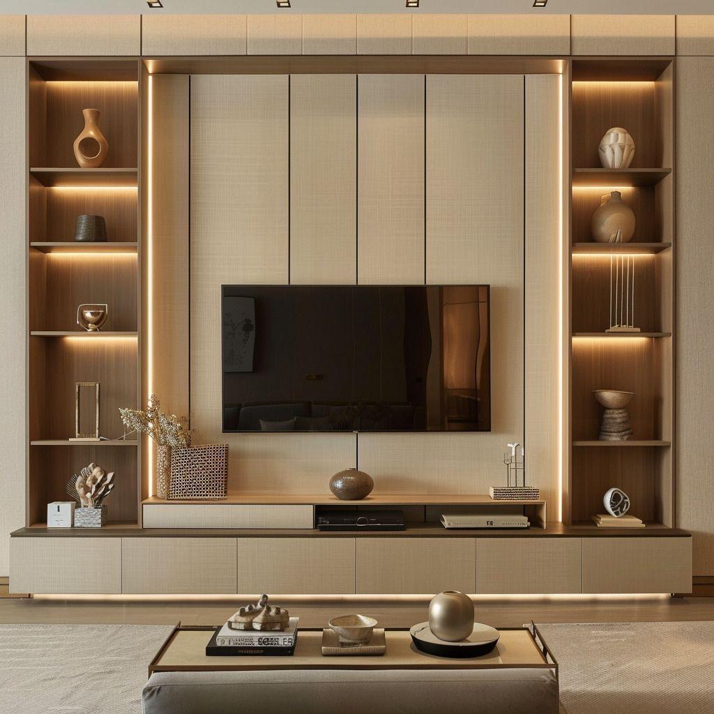 Hilaal TV wall design