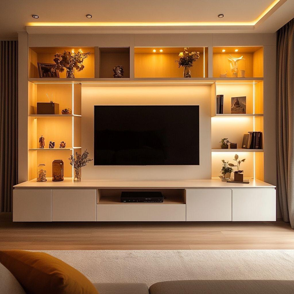 Hilaal TV wall design