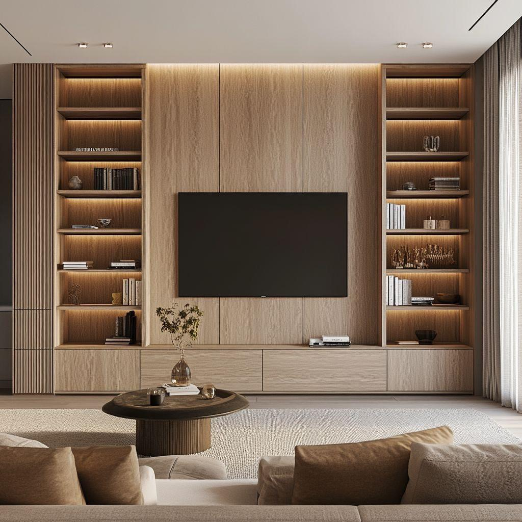 Hilaal TV wall design